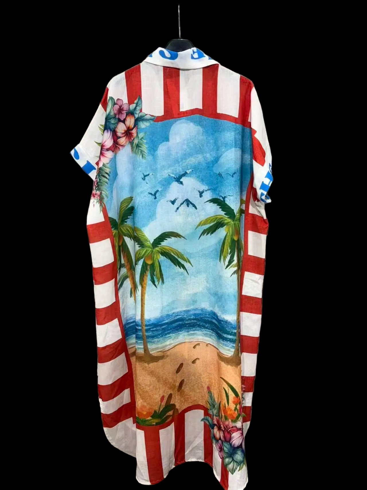 “HERE COMES THE Sun” Italian Long Shirt Dress