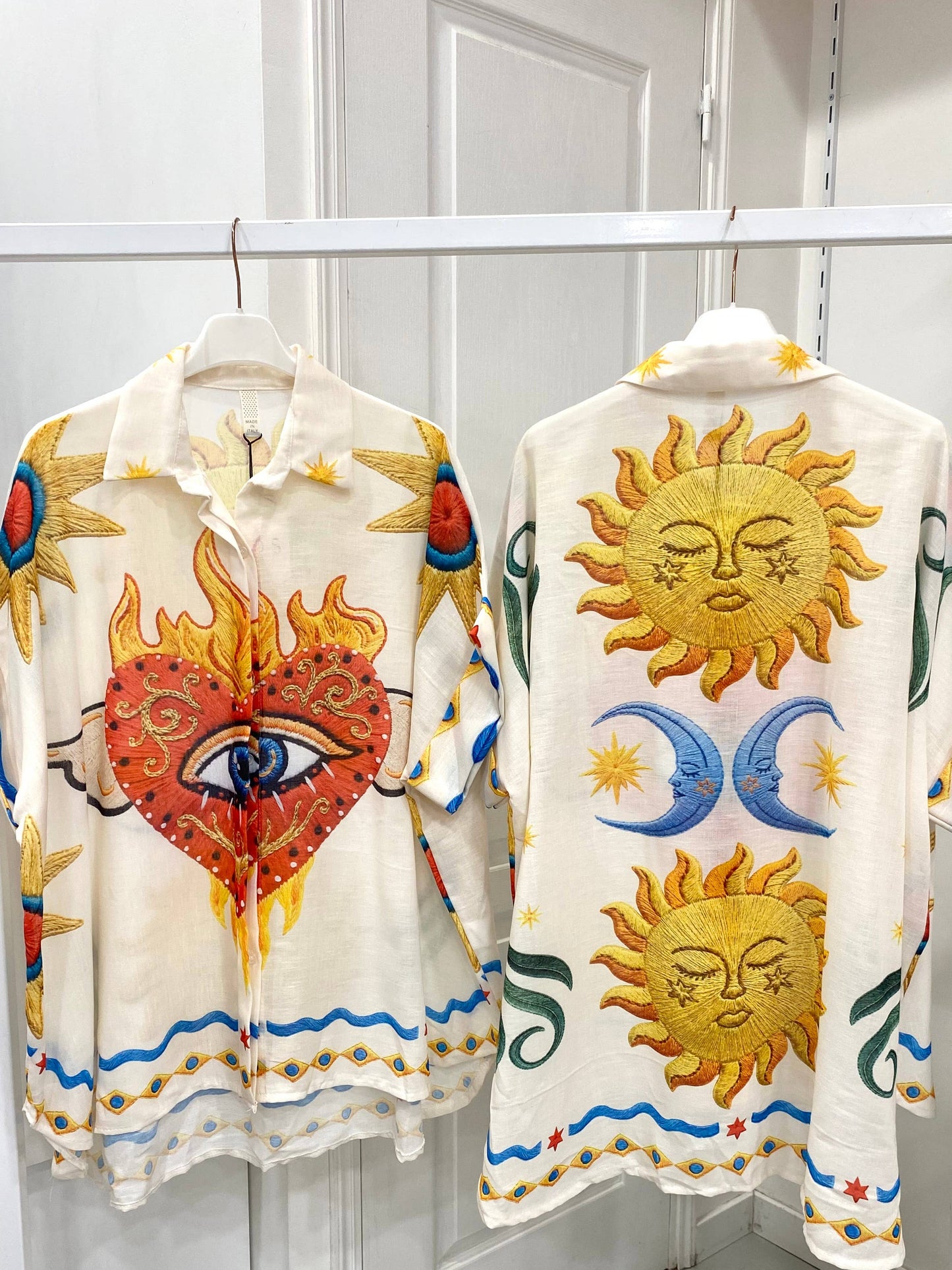 Sacred Heart-Italian Printed Top