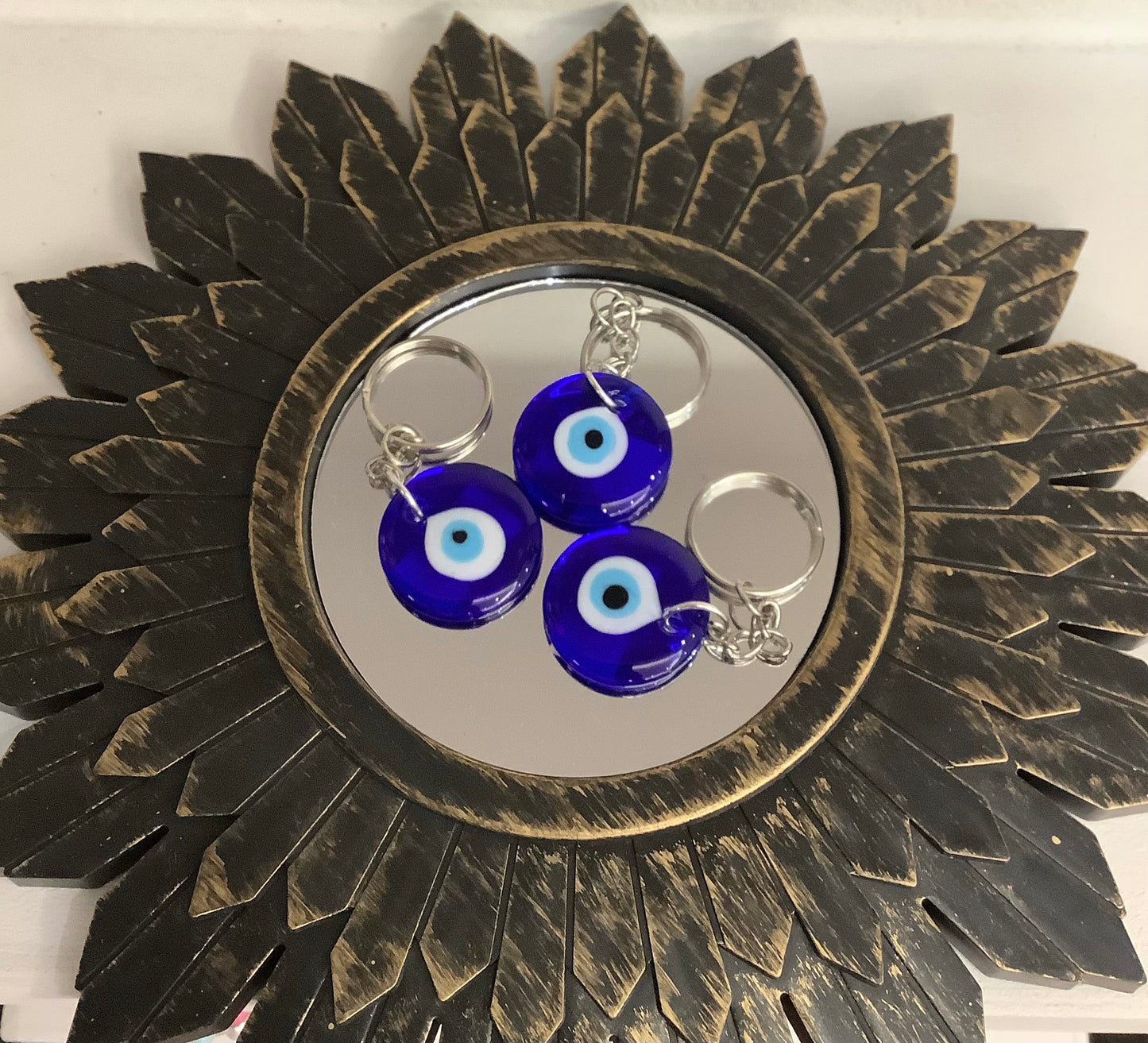 Turkish blue evil eye 🧿 keychain