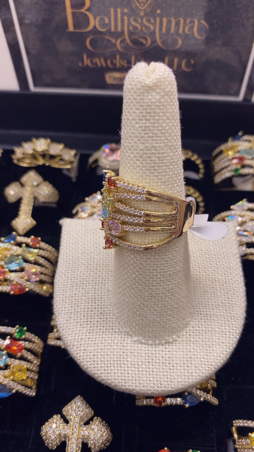 Gold laminated Chunky Ring (14K)