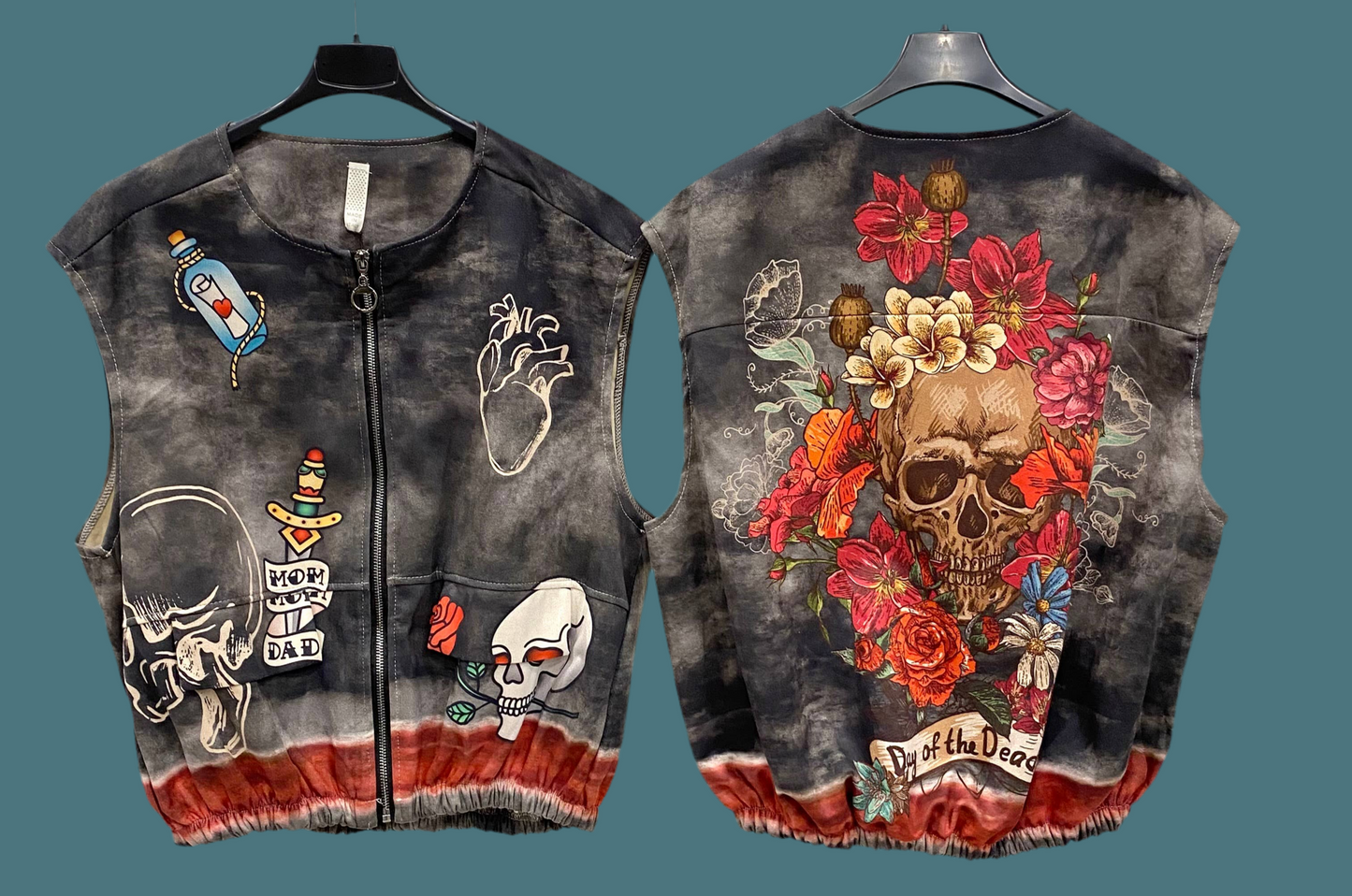 Italian “Glory Skull” Vest