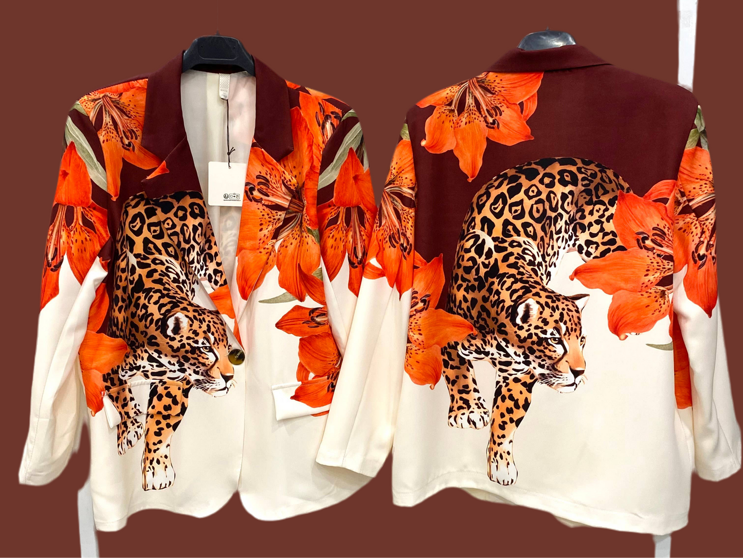 Italian Blazer in “Animal Print”