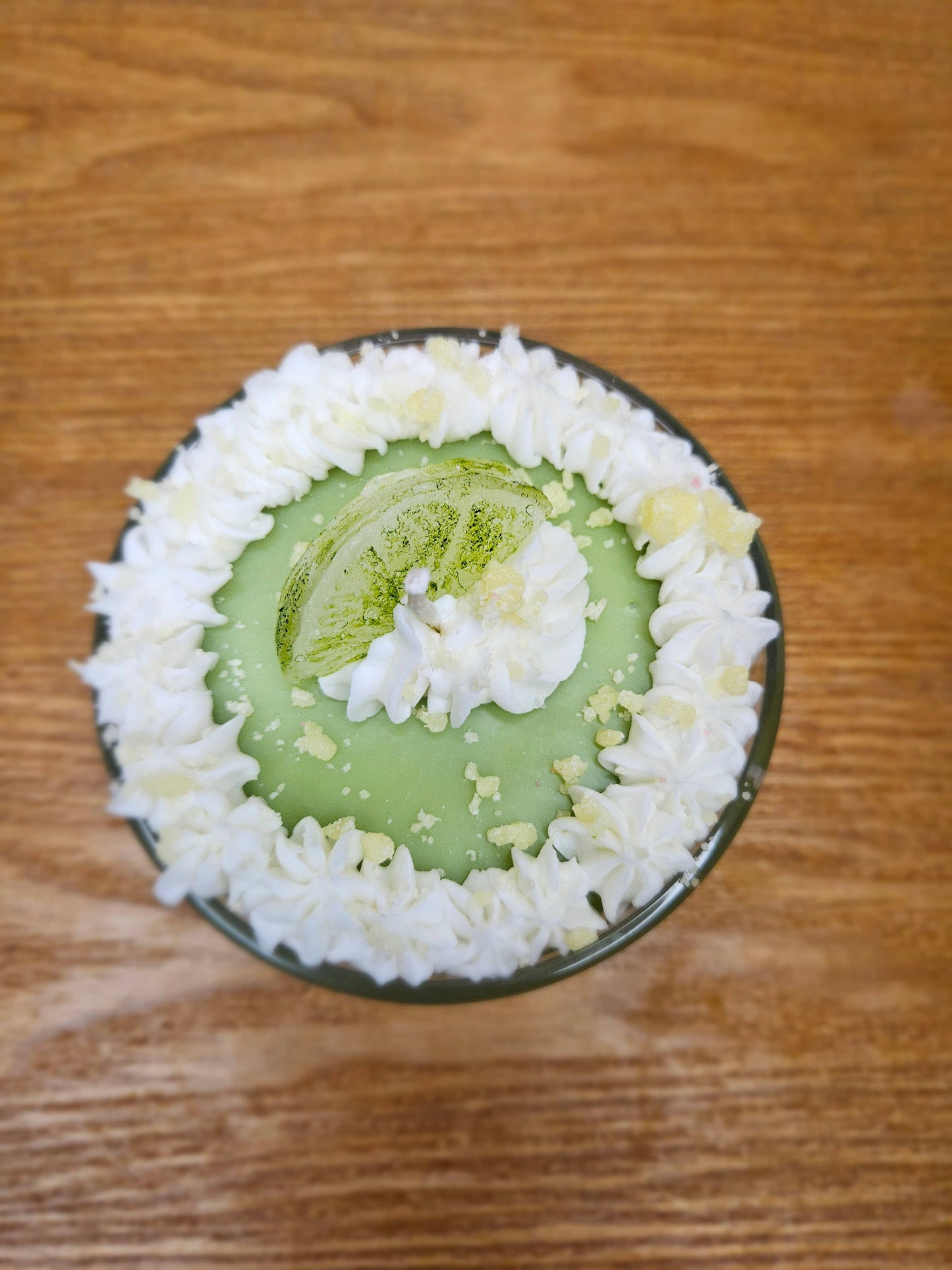 Keylime pie dessert candle