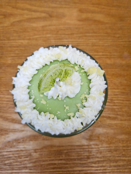 Keylime pie dessert candle