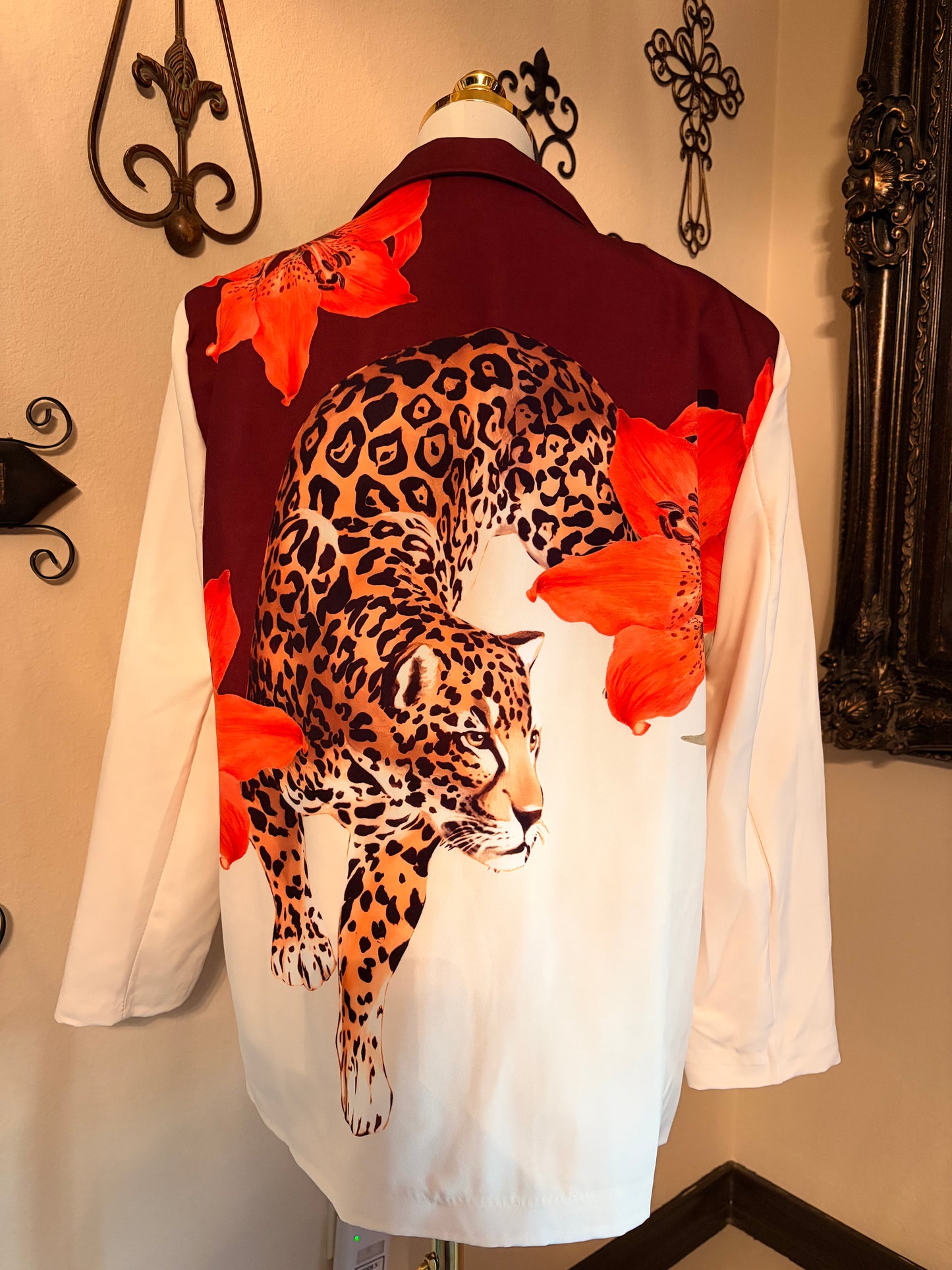 Italian Blazer in “Animal Print”