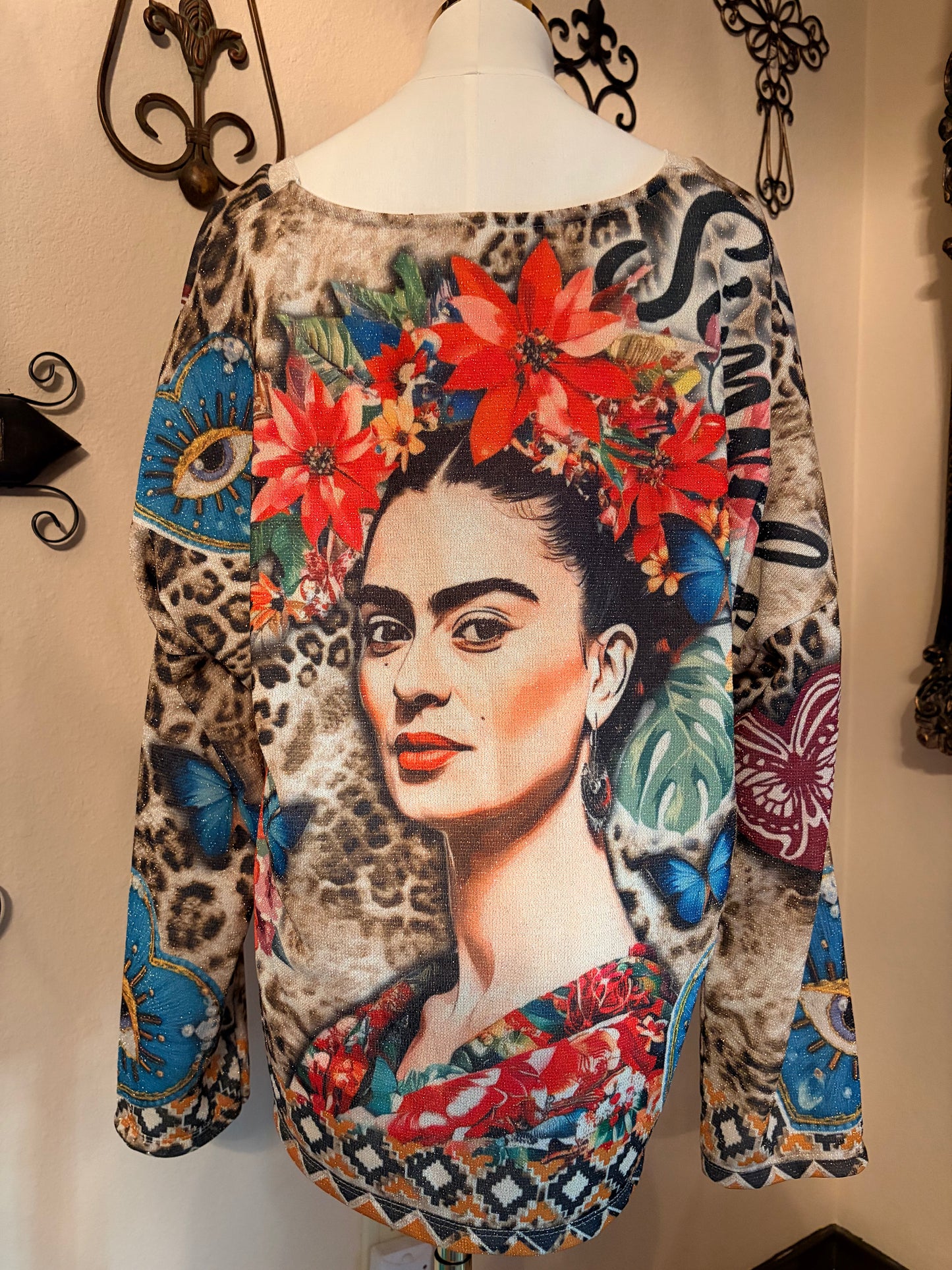 Frida loves Butterflies Light Italian Sweater