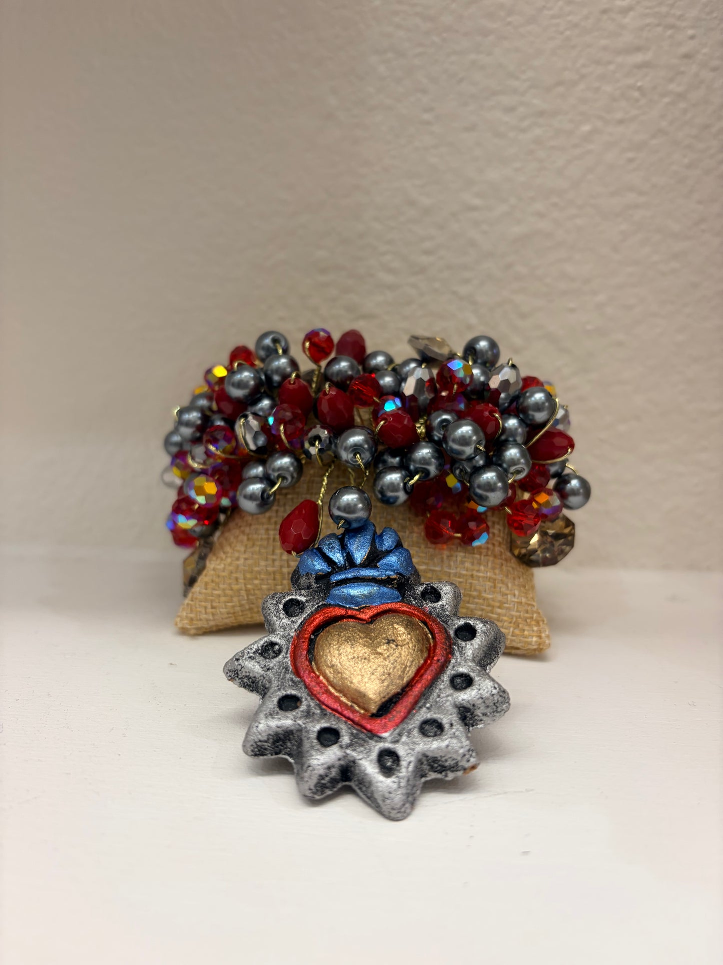 Artisan Crystals bracelet (7.5”)