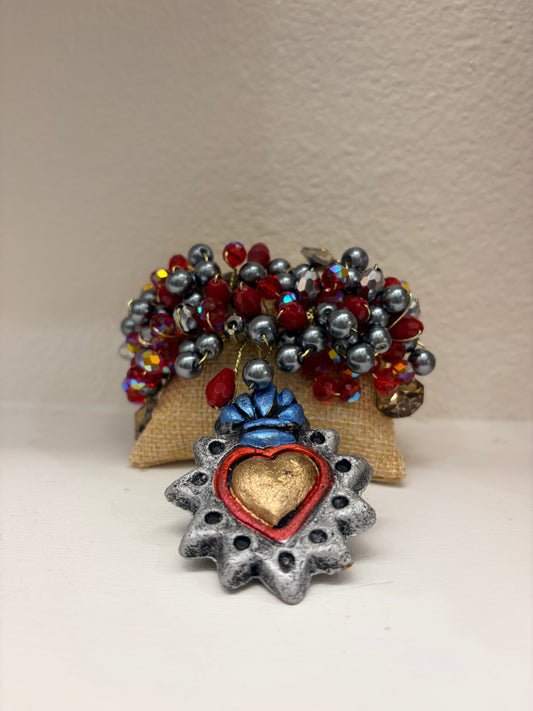 Artisan Crystals bracelet (7.5”)