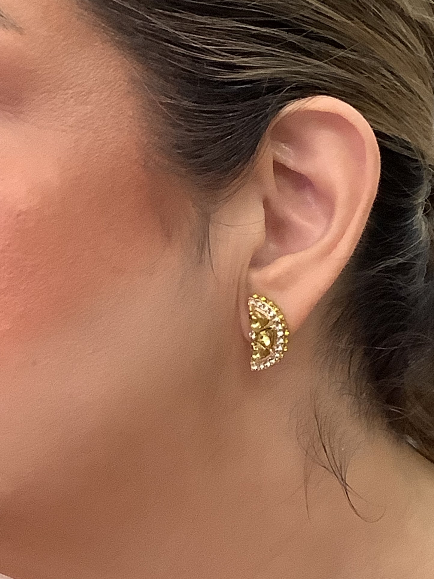 Lime Blossom Pop Earrings
