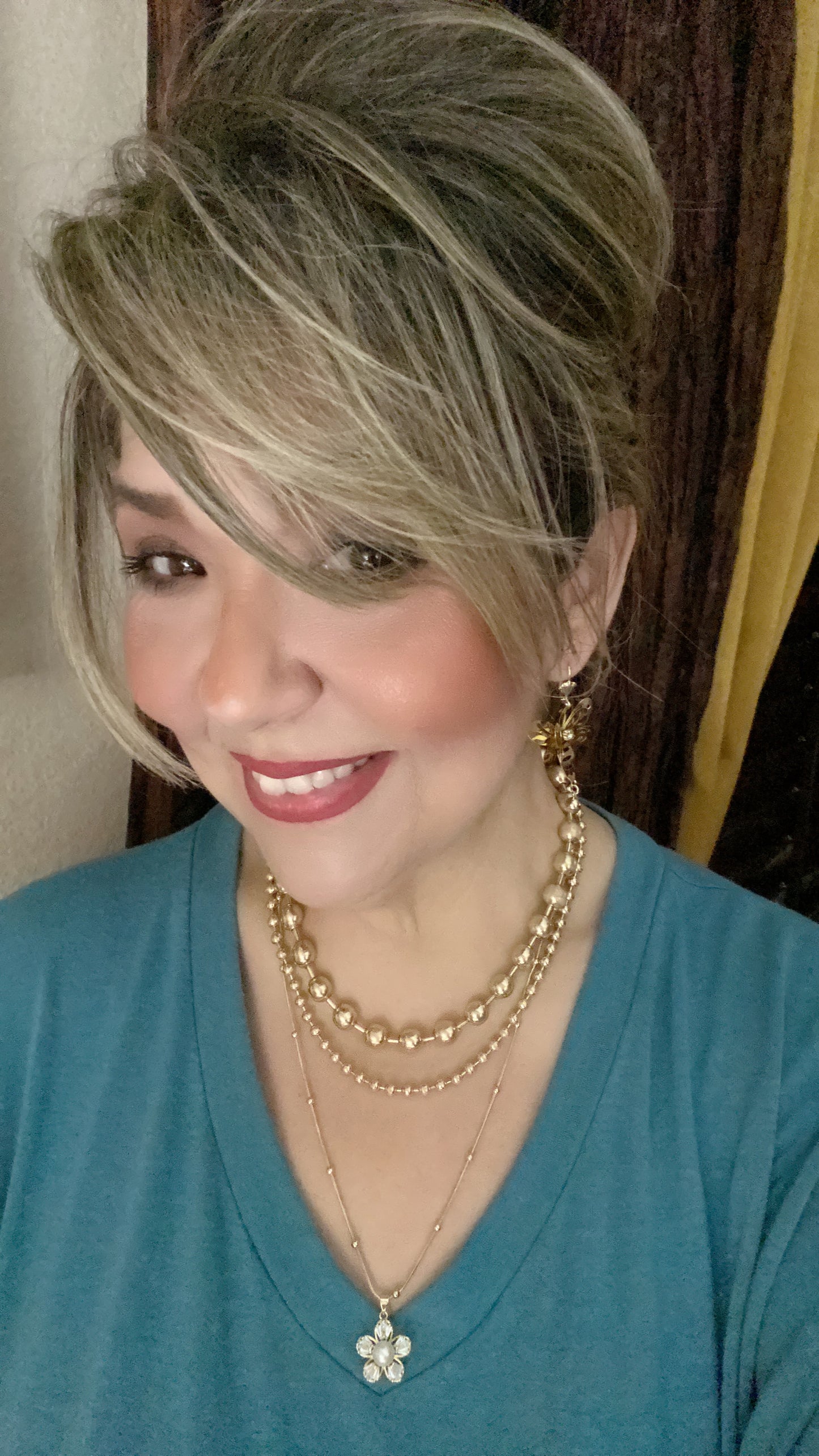 Laminated Gold Artisan Earrings Bumble Bee (14K)