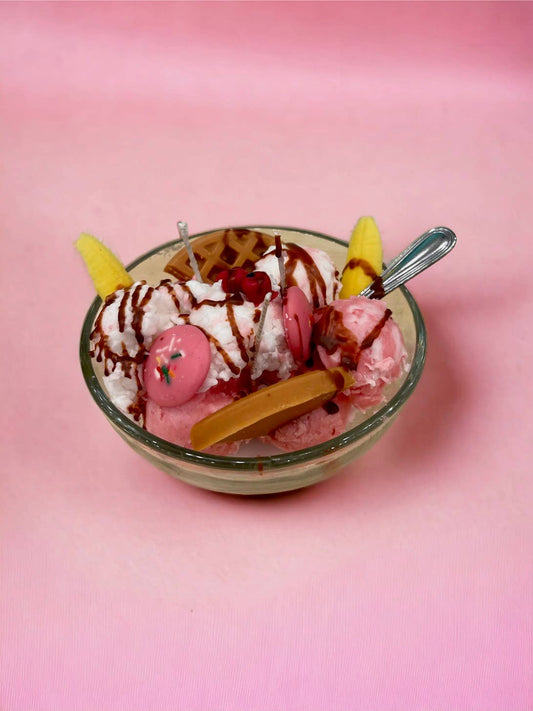 Sundae Dessert Candle