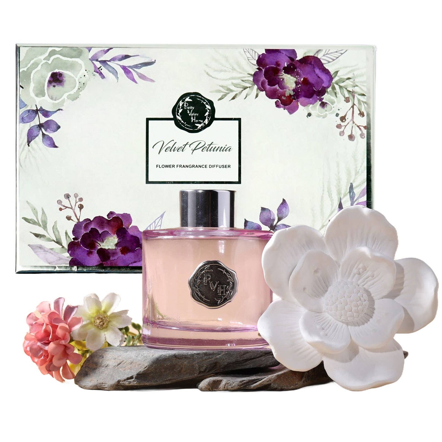 Magnolia Flower, Diffuser Gift Set - Velvet Petunia