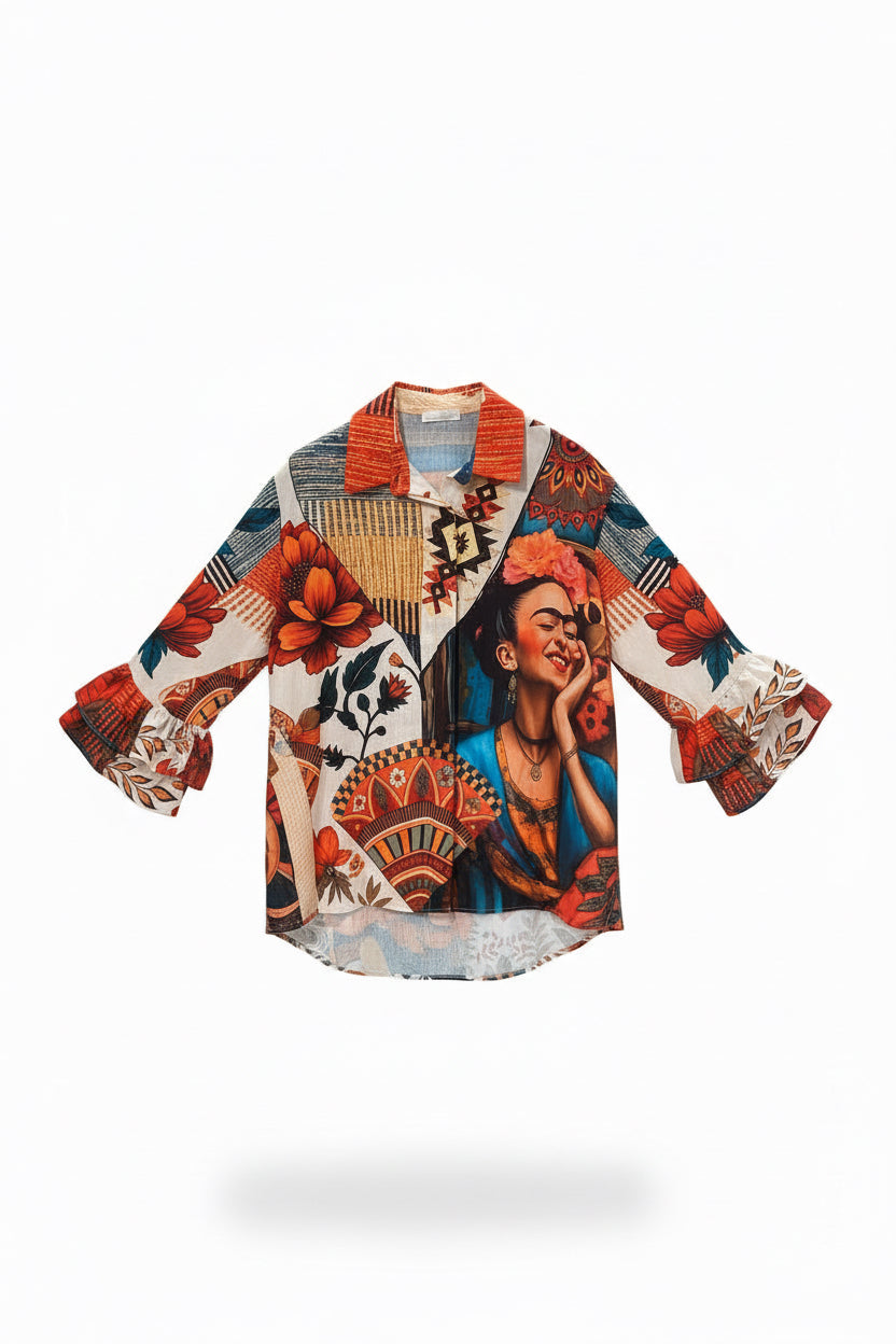Tribal Frida Blouse Multicolor
