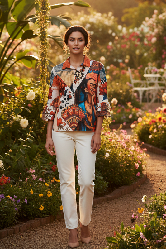 Tribal Frida Blouse Multicolor