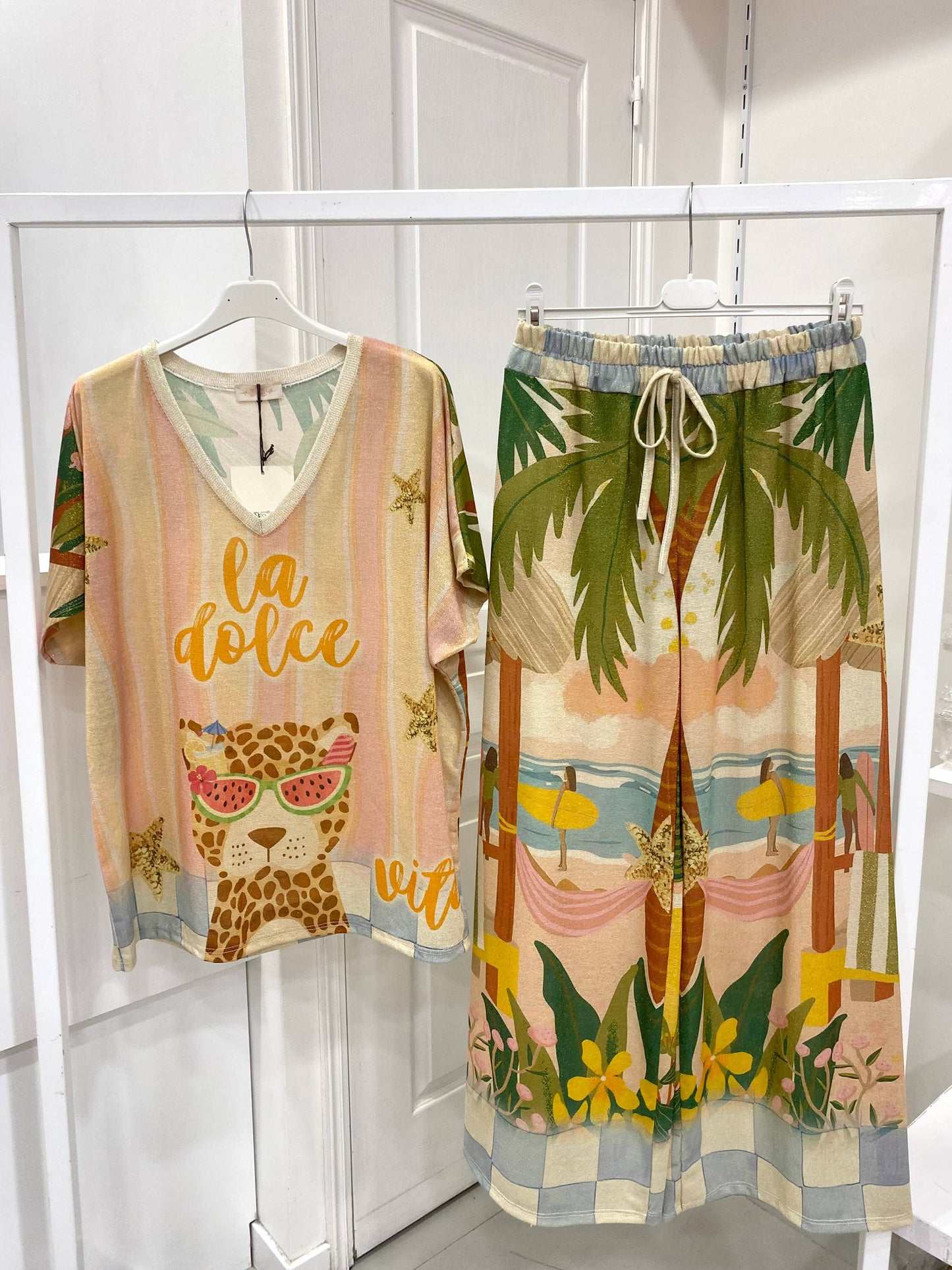 JAGUAR Printed Lurex ITALIAN Set